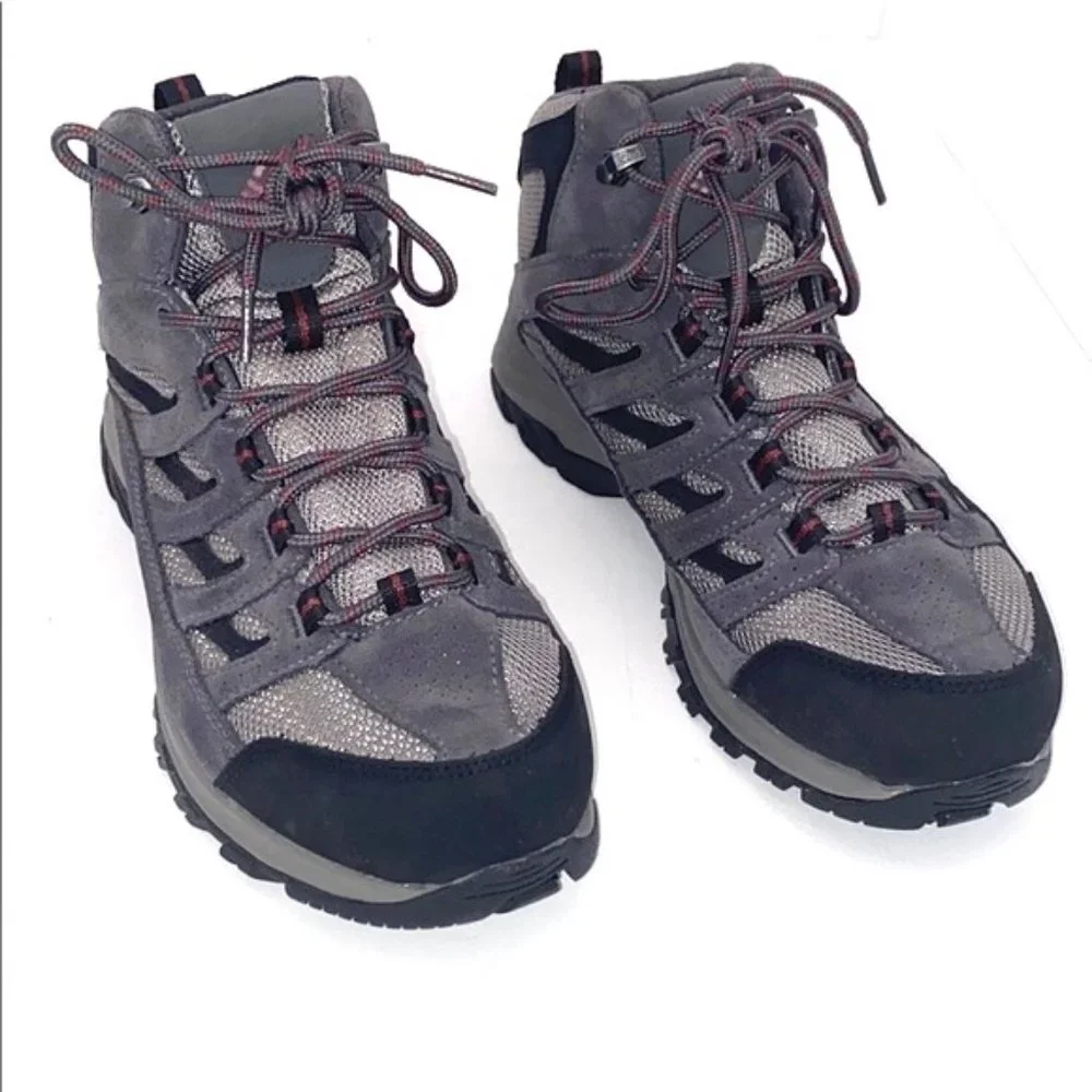 Columbia Unisx Gray Crestwood Mid Waterproof Hiking Boot